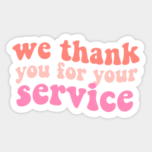 Heartstopper quote "we thank you for your service" lesbian flag ally Sticker